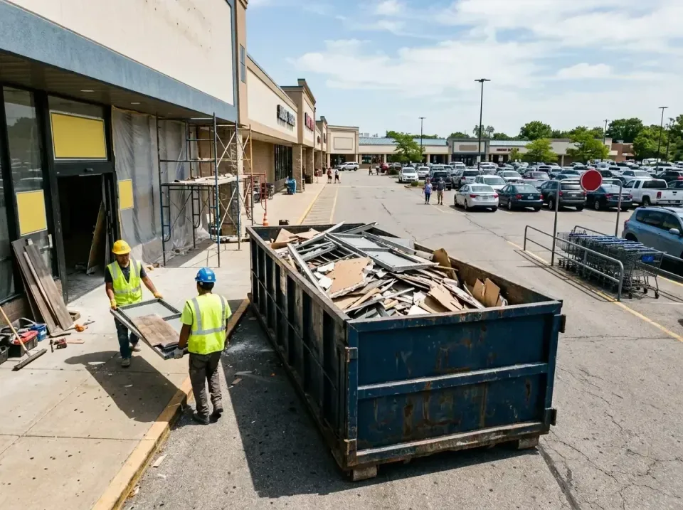 retail-store-renovation-debris-003 — frequently asked questions, Roll-off Dumpster Rentals in Hurstbourne, KY
